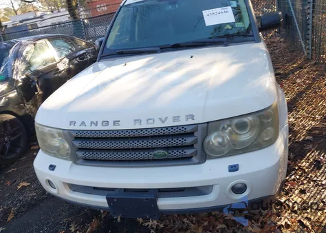 2008 Land Rover Range Rover Sport Hse from USA, damaged, VIN SALSK25408A137237